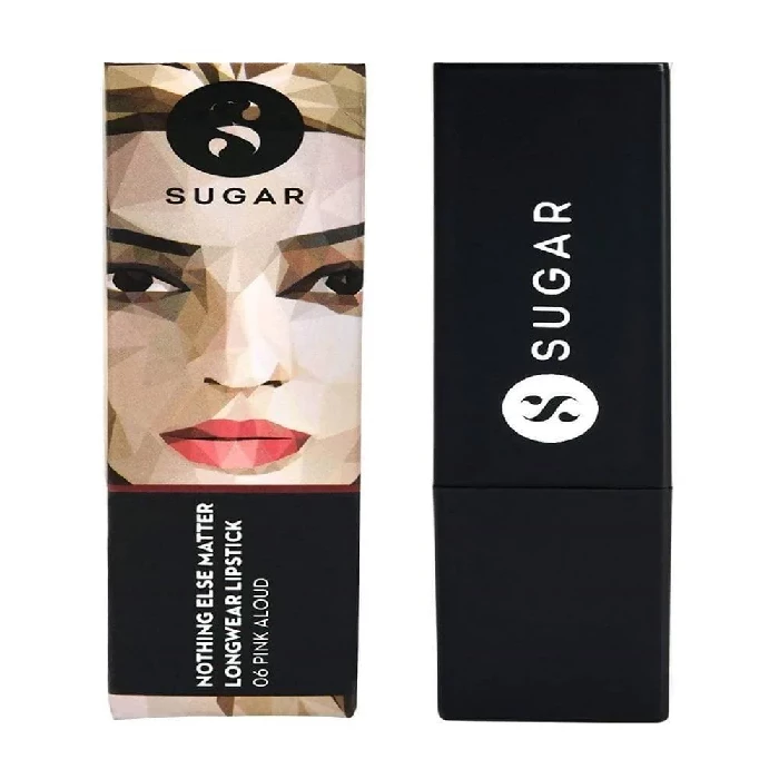 Sugar Nothing Else Matter Longwear Lipstick - Pink Aloud (Bright Fuchsia Pink), 3.2 g-2.webp